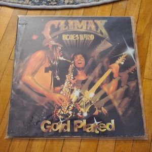 Climax Blues Band Gold Plated vintage record album black yellow LP VGUC